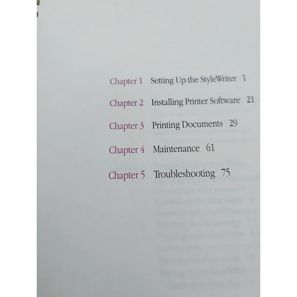 Stylewriter Owner's Guide by Apple Computer Inc 1991 Edition Spiral Bound